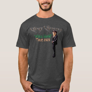 Chris Caffery Virus World Tour 2020 Adult G Grey T-Shirt