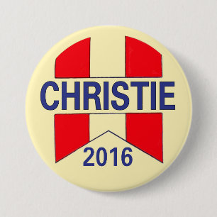 Chris Christie 2016 3 Inch Round Button
