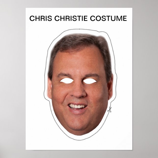 Chris Christie Costume Poster (Front)