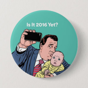 Chris Christie Selfie 3 Inch Round Button