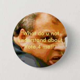 Chris Christie - Who u lookin' at?! 2 Inch Round Button