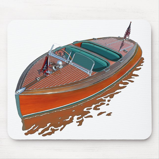 Chris-Craft Barrel Back Mouse Pad (Front)