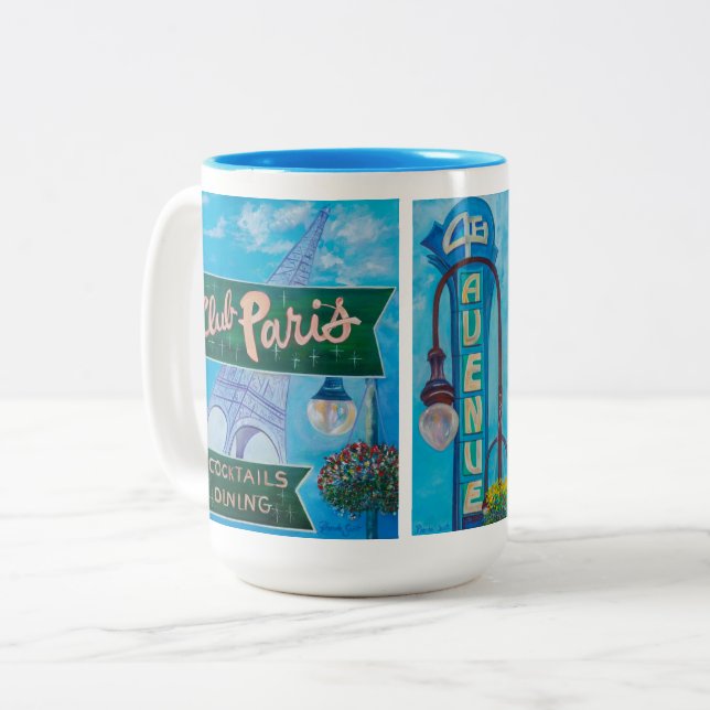 chris & Dee 4th Ave. / Girdwood / Club Paris mug (Devant gauche)