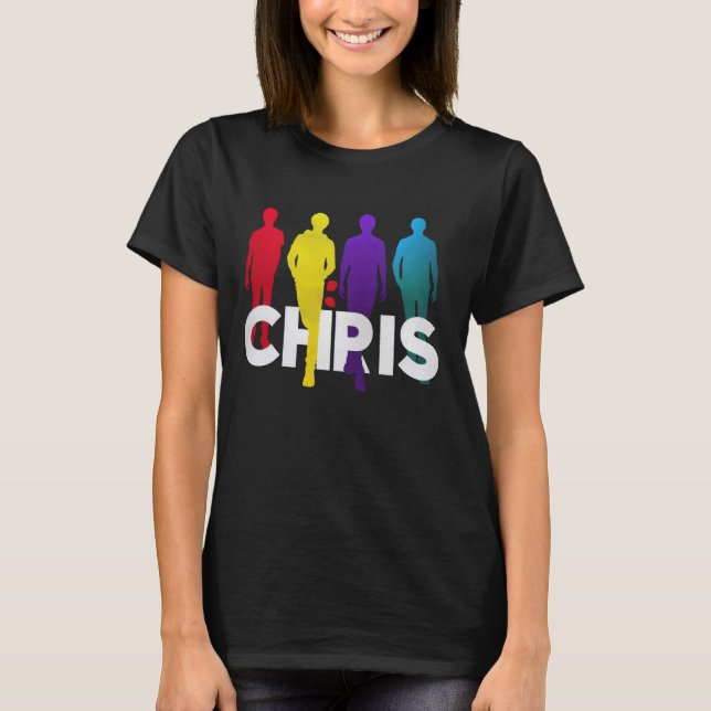 CHRIS For Chris Personalized First Name 2024 For M T-Shirt (Front)