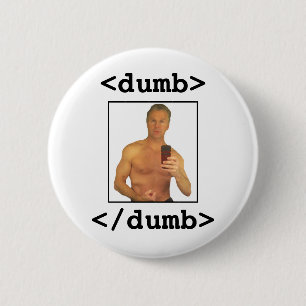Chris Lee: Dumb 2 Inch Round Button