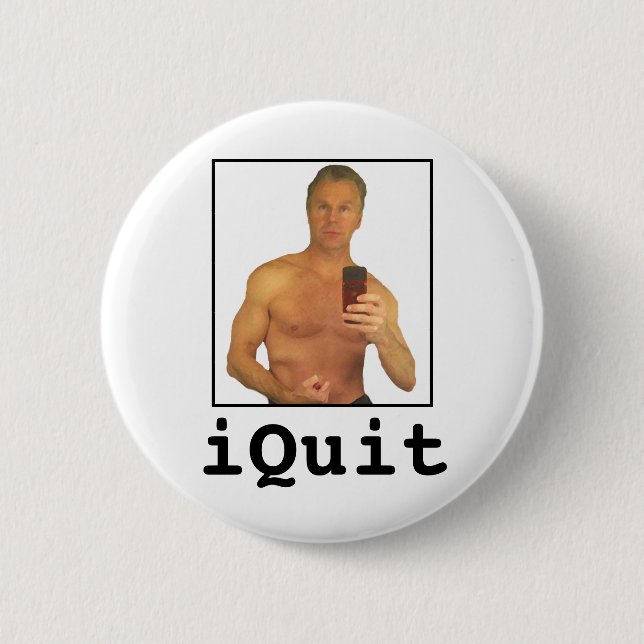 Chris Lee: iQuit 2 Inch Round Button (Front)