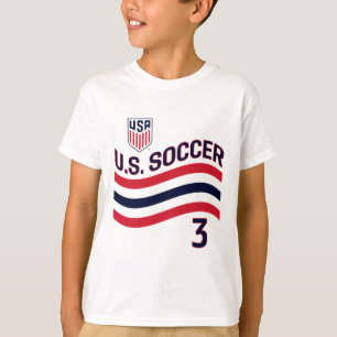Chris Richards 3 White Usmnt Officially Licensed T-Shirt