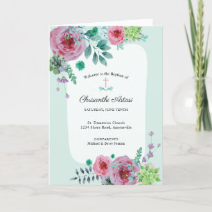 Chrisanthi Greek Orthodox Church Baptism Program