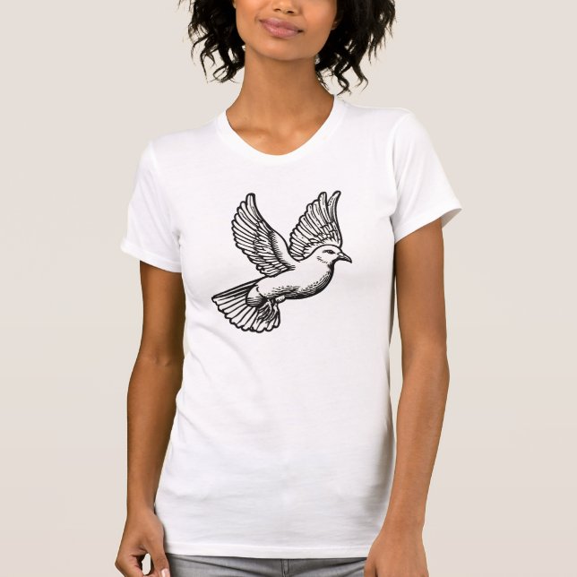 Chrisitan Dove Women's Tee Shirt (Front)
