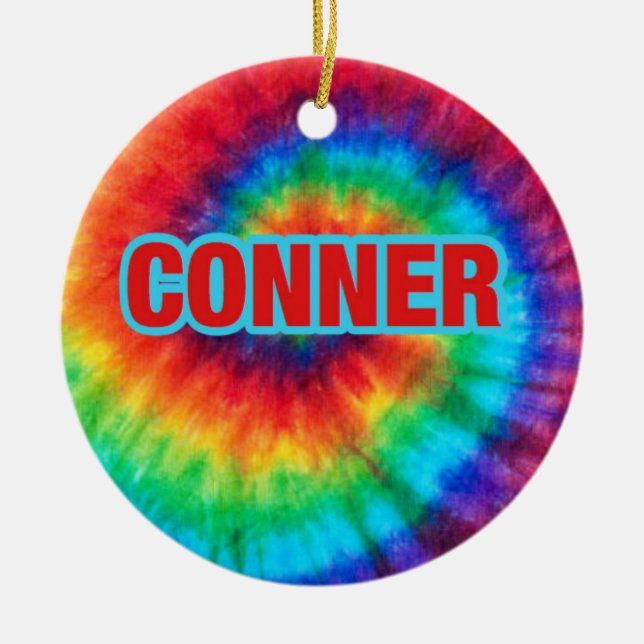 chrismas conner lechocki. ordament ceramic ornament (Front)