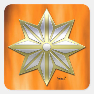 Chrismas Dinner Party Square Sticker