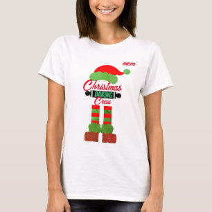 Chrismas Gift For Mom, Funny Christmas Baking Crew T-Shirt