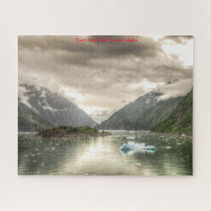Chrismas Greetings Alaska Tracy Arm Fjord Juneau Jigsaw Puzzle