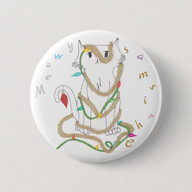 Chrismas Mess 2 Inch Round Button (Front)