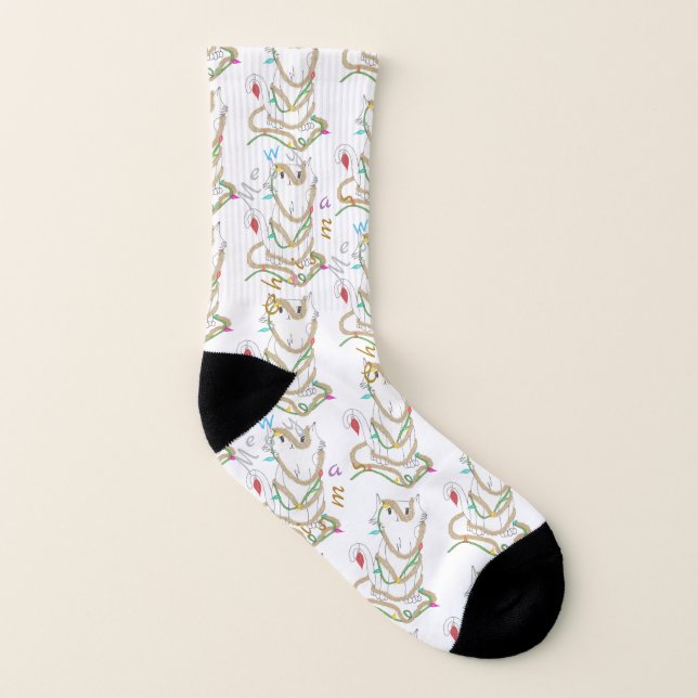 Chrismas Mess Socks (Left Inside)