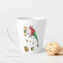 Chrismas Mug Christmas coffee cup comic