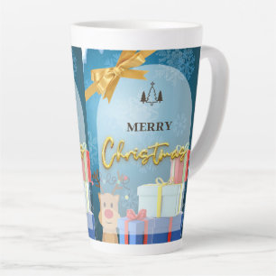 chrismast style  latte mug 