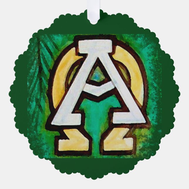 Chrismons 1 ornament card (Front)