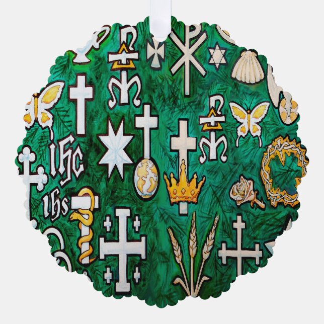 Chrismons Ornament Card (Front)