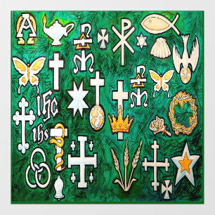 Chrismons Window Cling