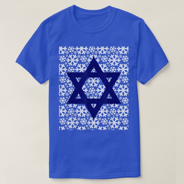 Chrismukkah  Christmas + Hanukkah Tee  (Design Front)
