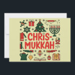 Chrismukkah Hanukkah Christmas Jewish Religious  Holiday Card<br><div class="desc">Chrismukkah Hanukkah Christmas Jewish Religious</div>