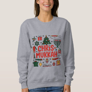 Chrismukkah Hanukkah Christmas Jewish Religious  Sweatshirt
