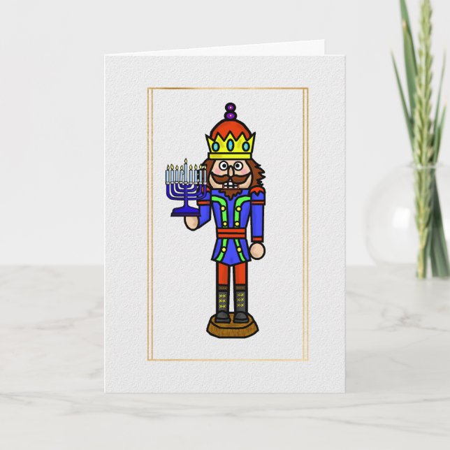 Chrismukkah Nutcracker Card (Front)