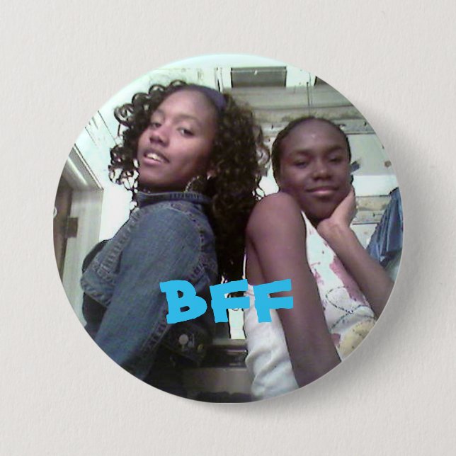 chrisnlaina, BFF 3 Inch Round Button (Front)