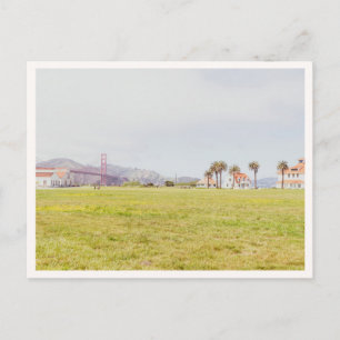 Chrissy Field San Francisco Marina Bridge Photo Postcard