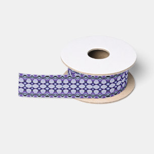 Chrissy's Stripes in purple ribbon Satin Ribbon