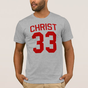 Christ #33 Football Jersey T-Shirt