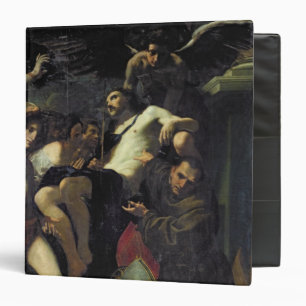 Christ Adored by Angels, St. Sebastian Binder
