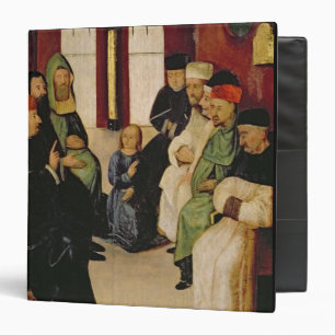 Christ Among the Doctors (oil on panel) Binder