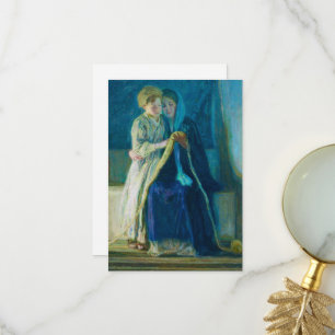 Christ and His Mother Studying the Scriptures  Thank You Card