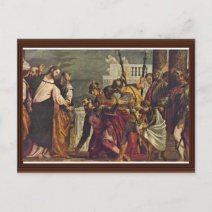 Christ And The Centurion Of Capernaum By Veronese Postcard