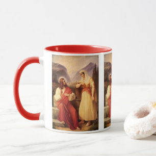Christ and the Samaritan by Christian Schleisner Mug