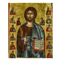 Christ and the Twelve Apostles Orthodox Icon