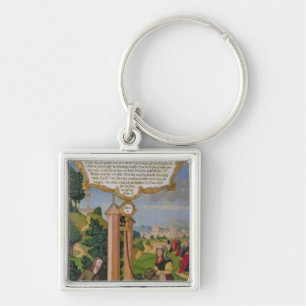 Christ and the Woman from Samaria at Jacob's Well Keychain