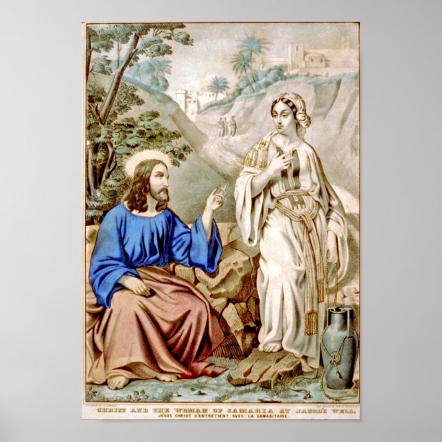 Christ and the woman of Samaria at Jacob's Well Poster (Front)