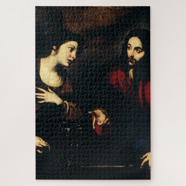 Christ and the Woman of Samaria Jigsaw Puzzle (Vertical)