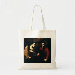 Christ and the Woman of Samaria Tote Bag