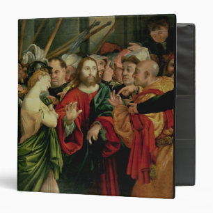 Christ and the Woman Taken in Adultery 2 Binder