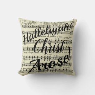 Christ Arose Throw Pillow