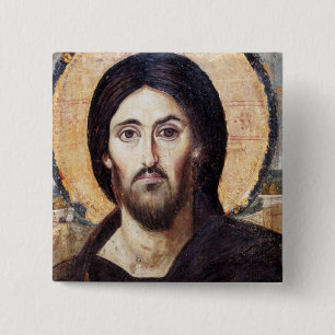 Christ as Ruler of All 2 Inch Square Button