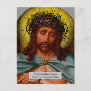 Christ as the Man of Sorrows  Postcard