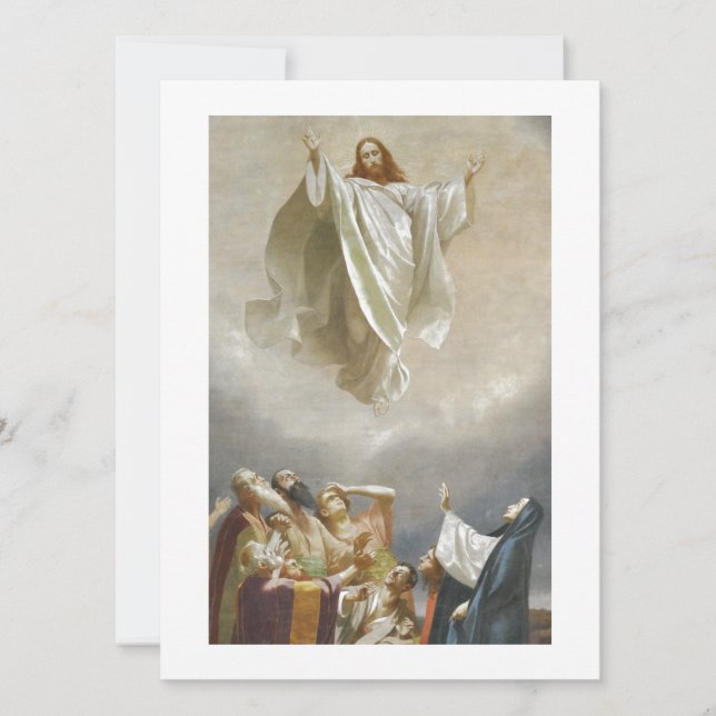 Christ Ascension to Heaven Observed by Apostles (Front)