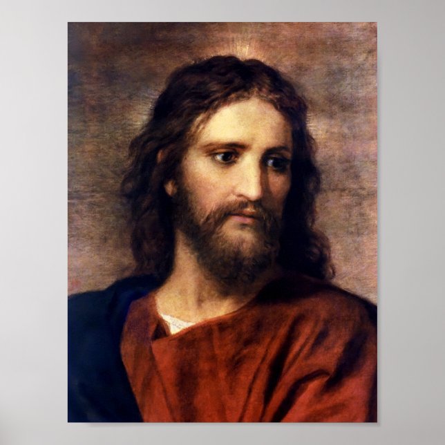 Christ At 33 by Heinrich Hofmann Poster (Front)