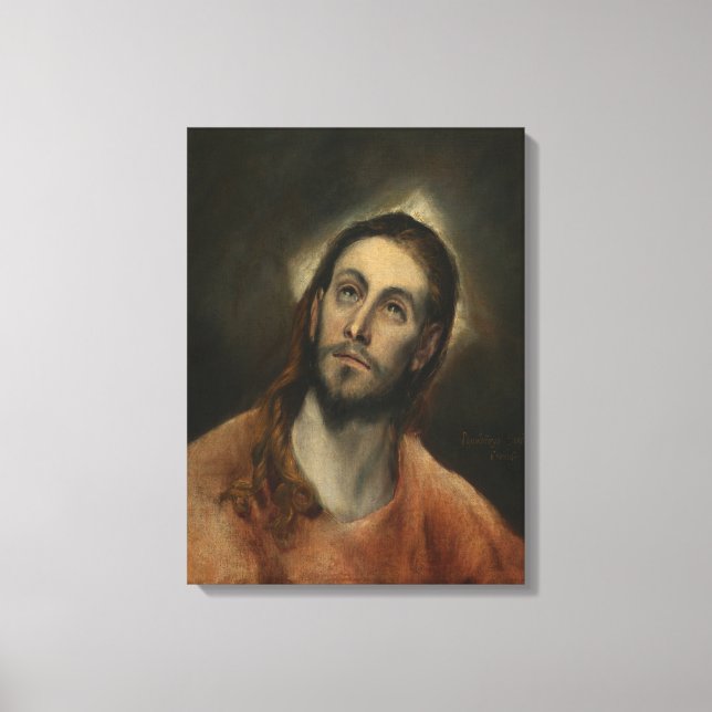 Christ at Prayer, 1585-87 (oil on canvas) Canvas Print (Front)