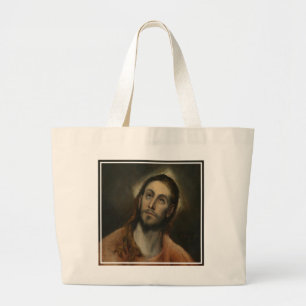 Christ at Prayer, 1585-87 (oil on canvas) Large Tote Bag